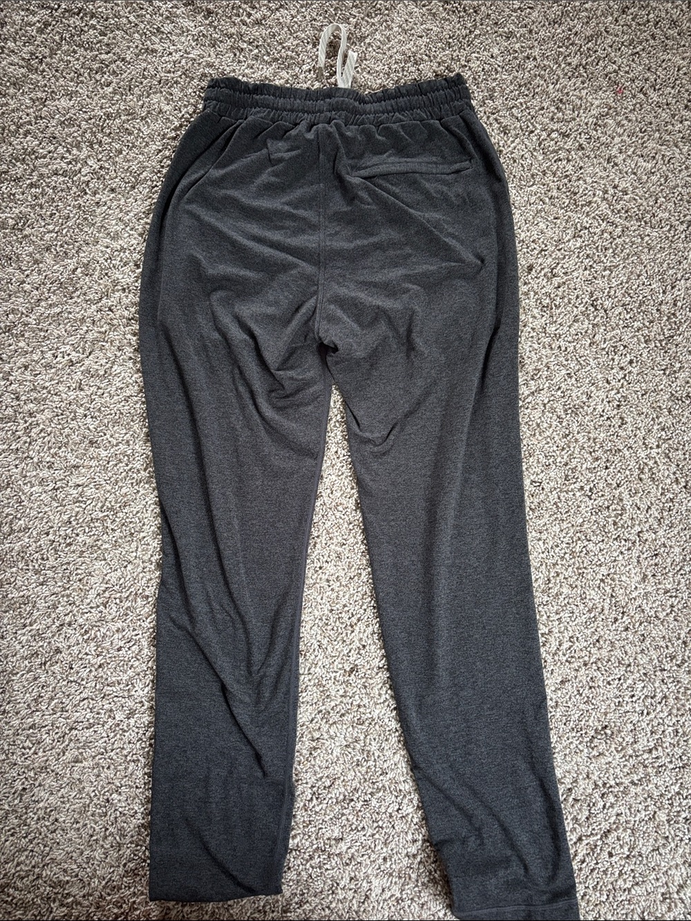 Vuori Black Joggers with White Drawstring - Picture 3 of 4